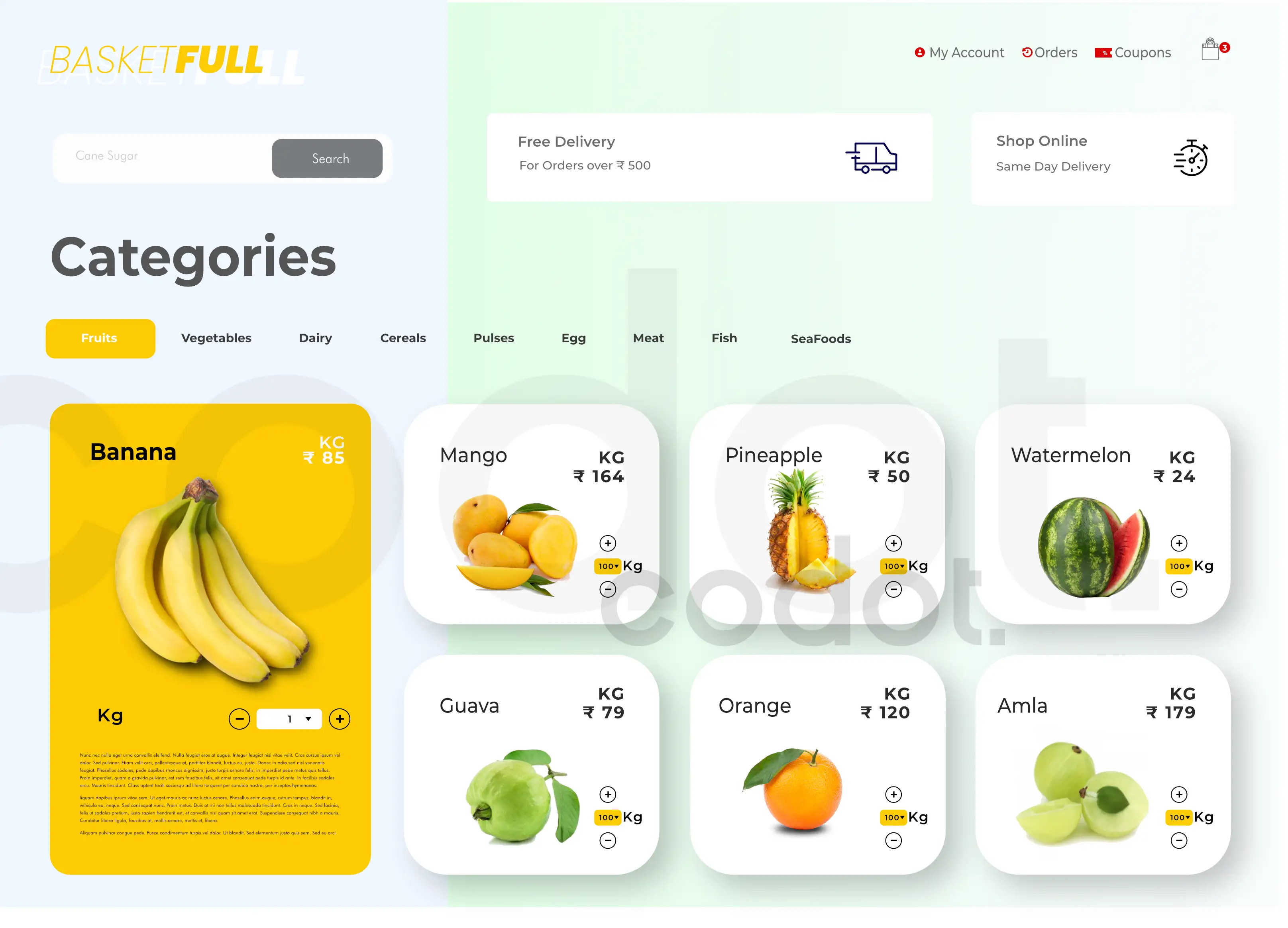 BasketFull App Screenshot