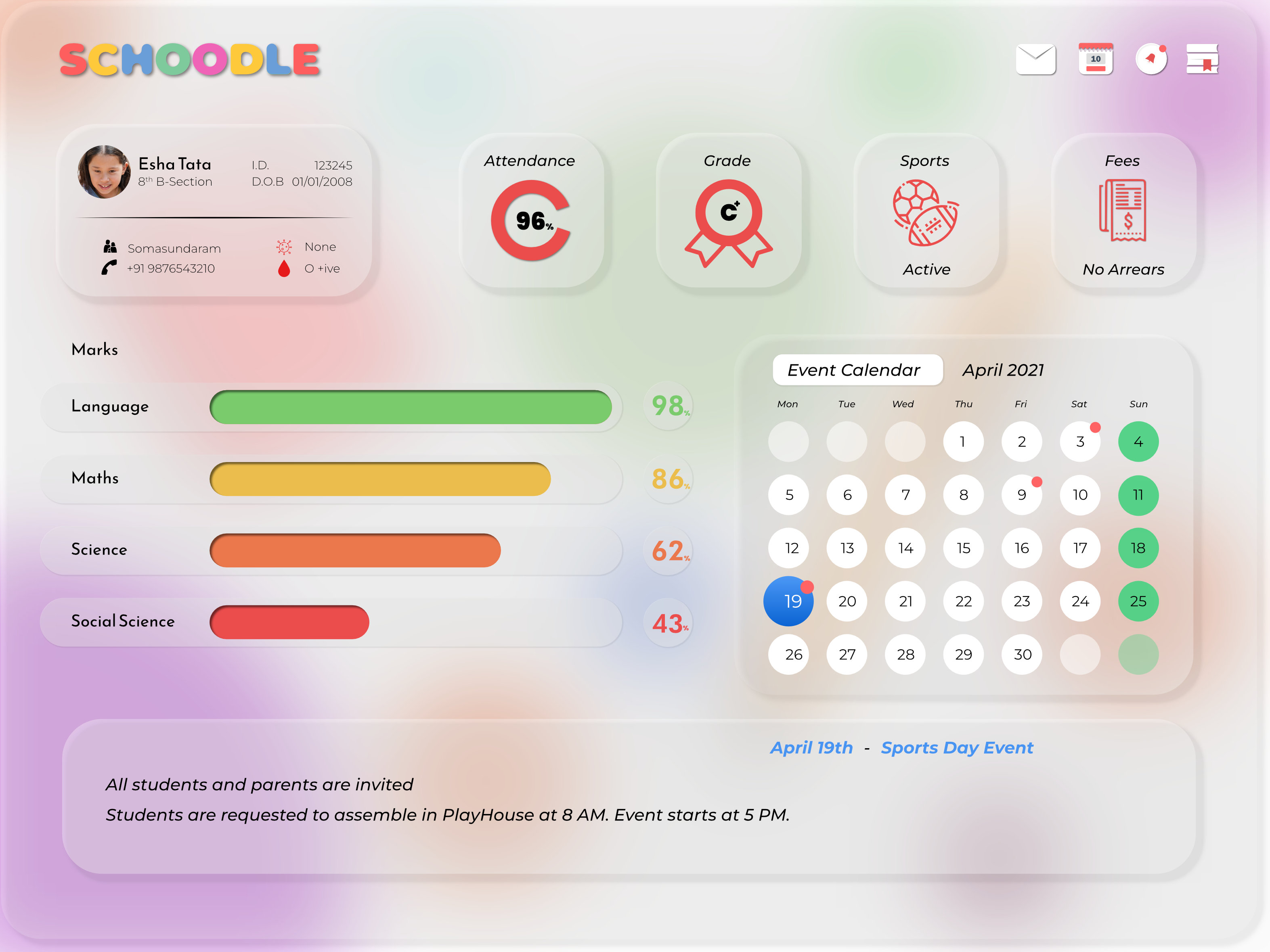 Schoodle App Screenshot