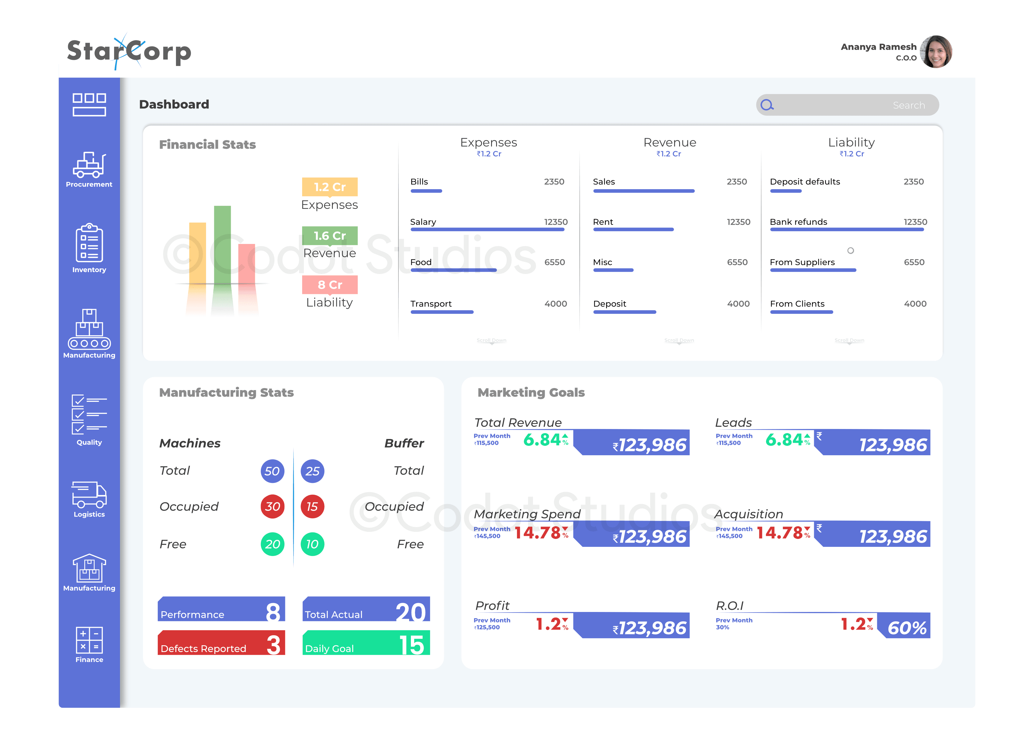 StarCorp App Screenshot